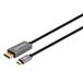 Manhattan USB-C naar DisplayPort 1.4 kabel, 8K@60Hz, 2 m, Zwart
