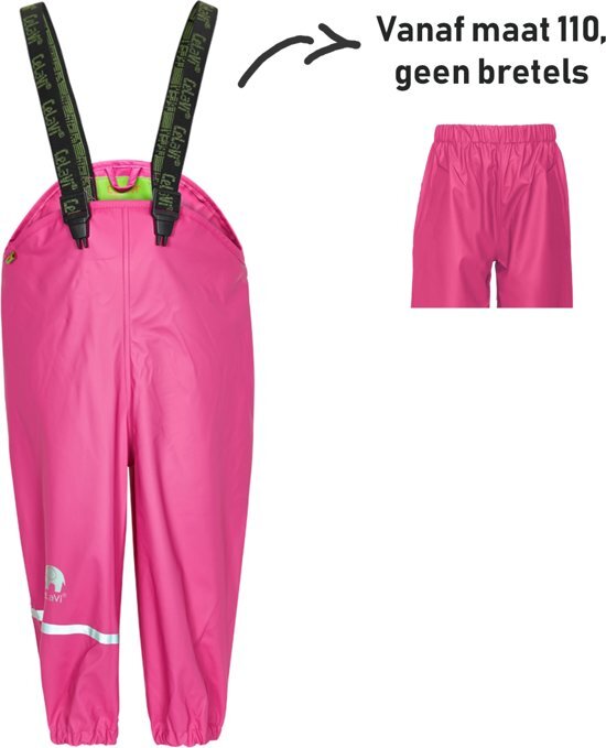 CELAVI Regenbroek kinderen - Roze - maat 90 86-98cm