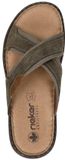 Rieker Heren Slipper 25182-25 Taupe - Maat 46