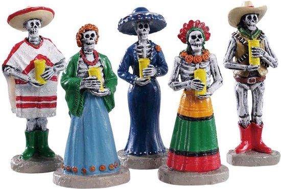 Lemax Dia De Los Muertos Vigil - Set Of 5