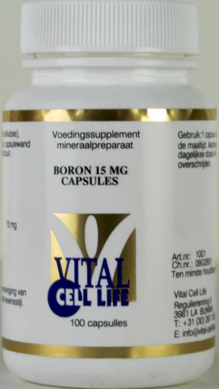 Vital Cell Life Boron 15 mg 100 CA