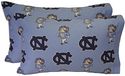 College Covers Everything Comfy North Carolina Tar Heels Kussensloop Paar - Effen (inclusief 2 standaard kussenslopen)