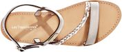 Les M.belarbi Leren sandalen Batresse Crème Dames Maat 40