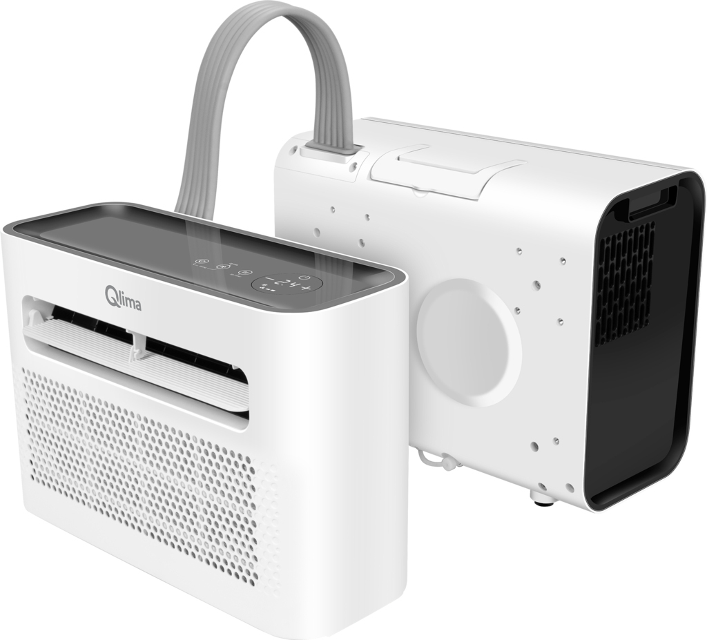 Qlima MS-AC 5001 Split Unit Air Conditioner - Caravan Airco - Black/White