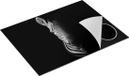 Chefcare Inductie Beschermer Halve Zebra - Zwart Wit - 77x59 cm - Inductie Mat