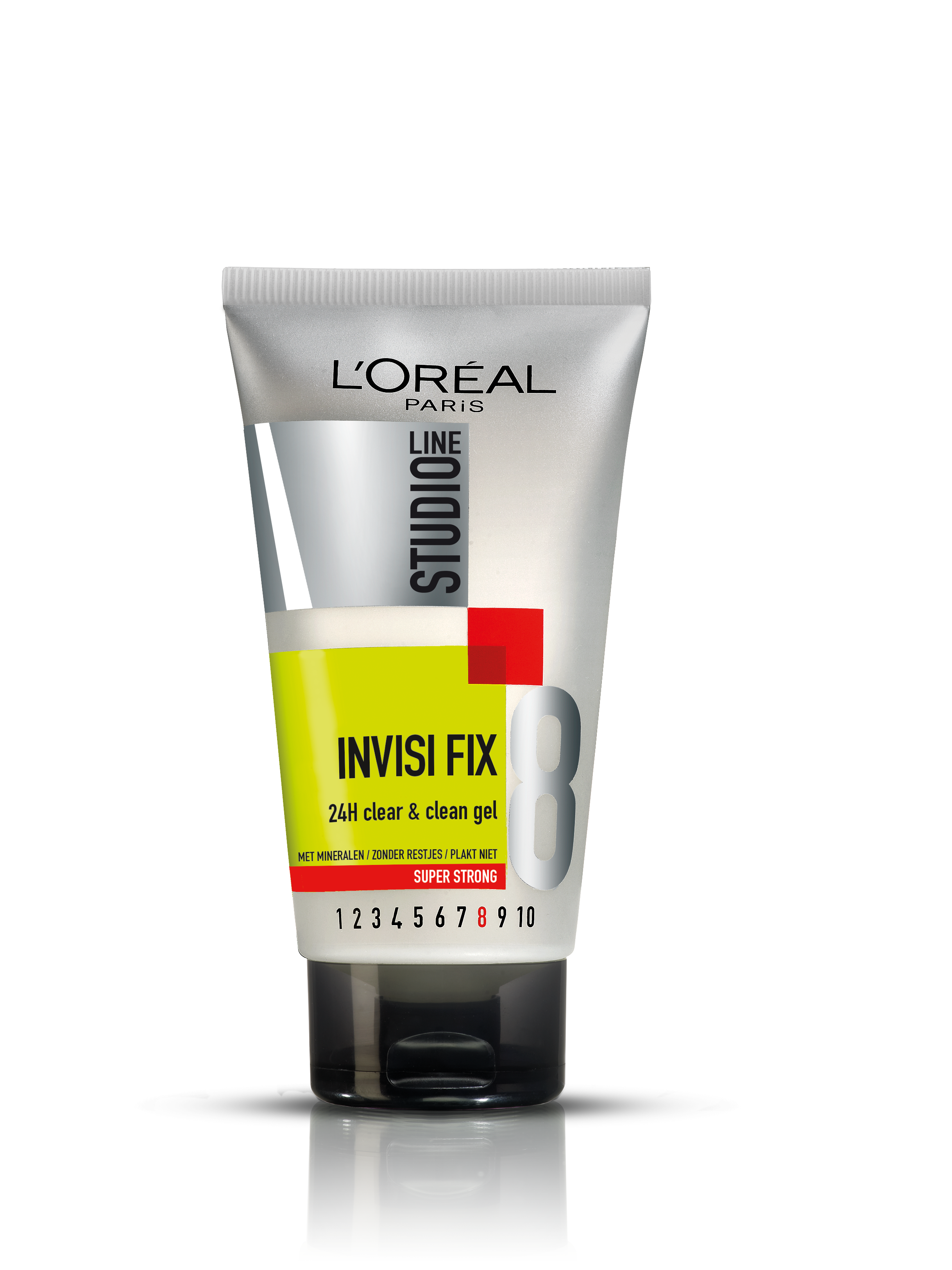 L'Oréal Studio Line Invisi'Fix Invisi Fix 24H Clear & Clean Gel Super Strong - 150 ml - Gel