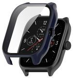 Wigento Amazfit GTS 4 Shockproof High-Quality Silicone Watch Strap with Protective Case
