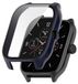 Wigento Amazfit GTS 4 Shockproof High-Quality Silicone Watch Strap with Protective Case