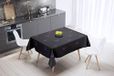 Bonamaison Tafelkleed, Anti-Mold, Sneldrogend, Waterdicht, 100% Polyester Tafellaken, Paars, zwart, 140 x 140 Cm