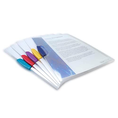 Rapesco 0786 A4 Pivot Clip File - Pack of 5