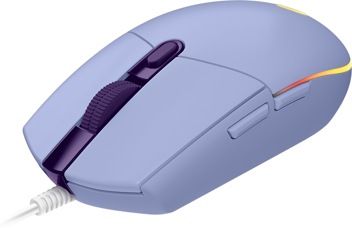Logitech G102 Lightsync - Paarse Gaming Muis - 8000 DPI - 210cm Kabel
