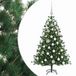 vidaXL Kunstkerstboom met kerstbal 150 cm 150 LED's Warmwit