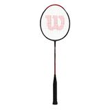 Wilson Perf. Badminton Rkt racket voor volwassenen, unisex, zwart/rood (meerkleurig), 0