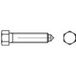 TOOLCRAFT 109112 Zeskantbout M16 90 mm Buitenzeskant DIN 564 Staal 10 stuk(s)