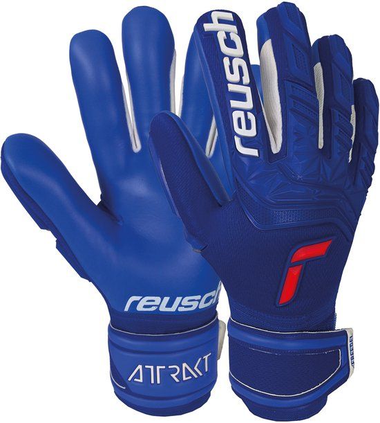 Reusch Attrakt Freegel Silver keepershandschoenen blauw maat 12