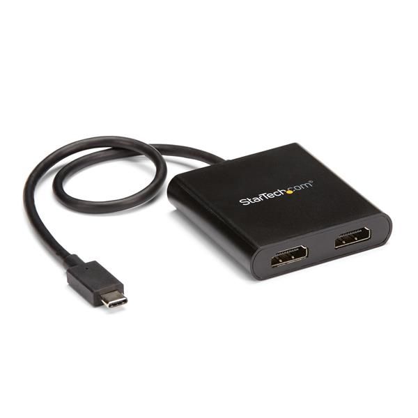 StarTech.com USB-C naar HDMI Multi-Monitor Splitter - 2 Poorts MST Hub