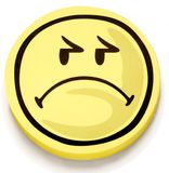 Magnetoplan beoordelingssymbolen smileys negatief, rond