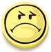 Magnetoplan beoordelingssymbolen smileys negatief, rond