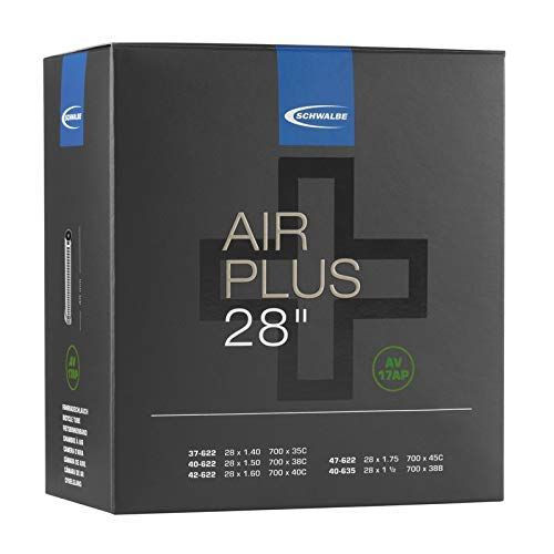 Schwalbe Air Plus slang - zwart - eenheidsmaat