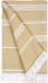 The One Towelling Hamamdoek - 100 x 180 cm - Gerecyclede handdoek - Hoge vochtopname - 60% Katoen & 40% Polyester - Beige