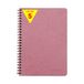 Clairefontaine Age Bag Pak met 5 Spiraalschriften Oudroze