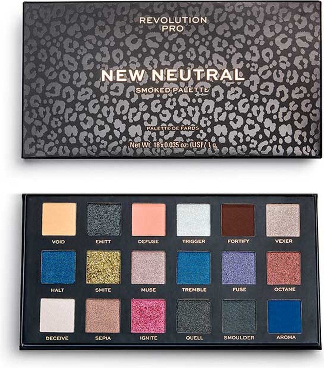 Makeup Revolution Revolution Pro Oogschaduw Palette - Smoked - 5057566176316