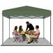 QEENTOE Opklapbare Partytent 3x3m Groen
