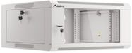 Lanberg 19 Inch Wandrack - 4U - 600 mm - Grijs - Fast Assembly - Zelfmontage Rackkast