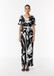 comma Jumpsuit crème / zwart
