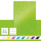 Leitz WOW A4 Notitieboek - Geruit - FSC® Gecertificeerd - Groen