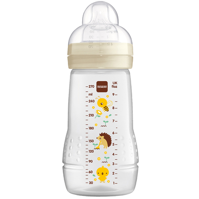 Mam MAM Babyfles Easy Active 270 ml 0+ maanden, bij/ egel