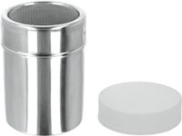 Metaltex poedersuiker strooier RVS zilver 300ml