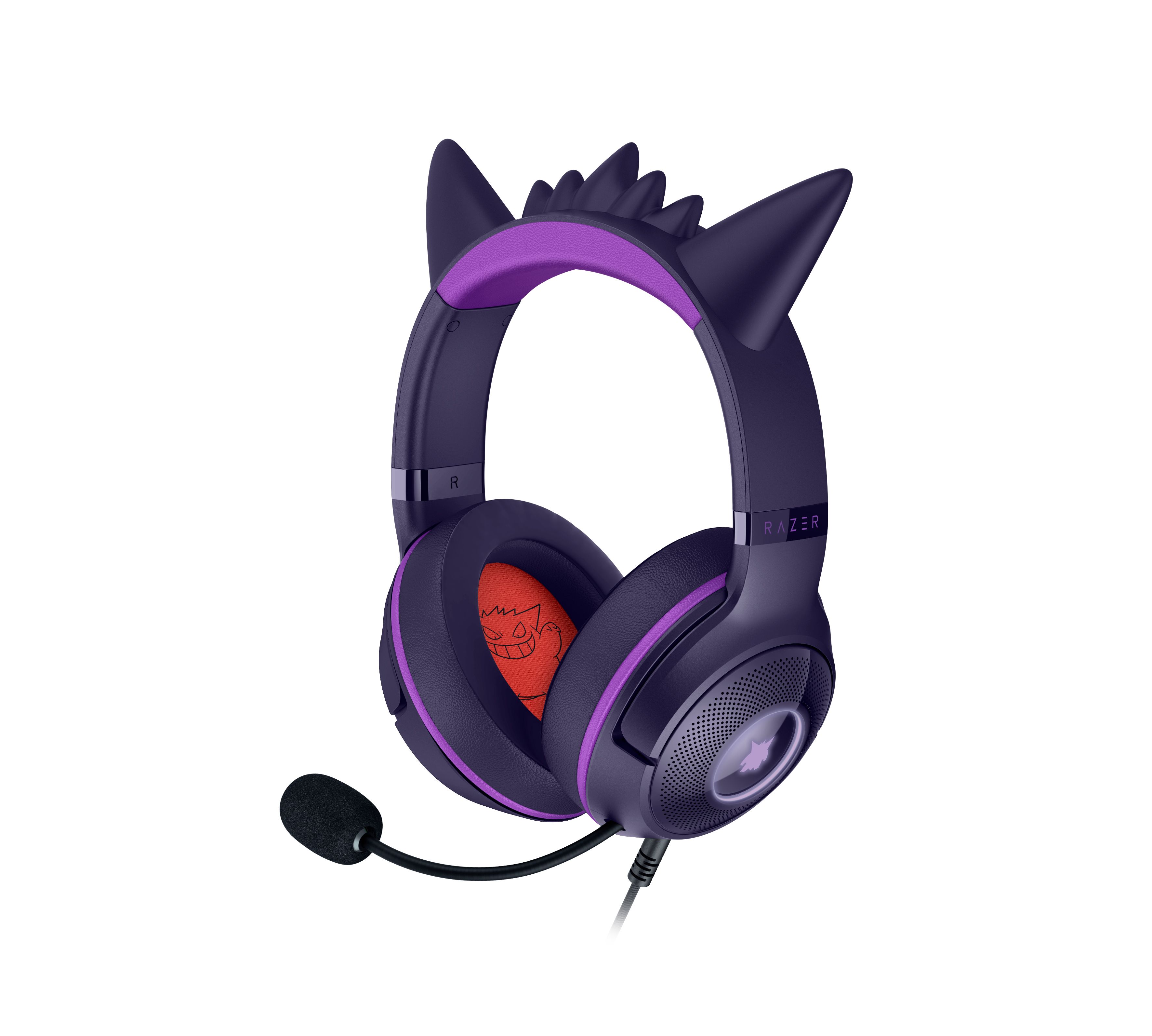 Razer Kraken Kitty V2 - Pokemon Gengar Ed. Gaming Headset - USB - Pink
