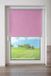 K-home Springrolgordijn/touw in het midden met moderne structuur stof fuchsia, 80 cm x 150 cm (B x L)