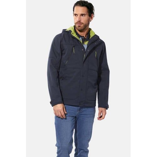 Babista ANVIRO softshell jas Plus Size - donkerblauw