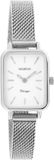 OOZOO Vintage series - C20266 dameshorloge - zilverkleurig - analoog - mesh armband