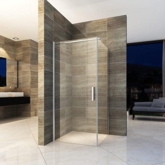 Boss & Wessing BWS Douchecabine Goodkoop Vierkant 80x80 cm 6mm Helder Glas met Nanocoating