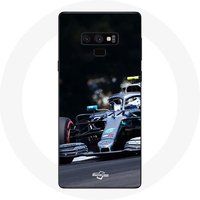Maniacase Samsung Galaxy Note 9 Hoesje Formule 1 Valtteri Bottas F1 Racing Driver Zwart