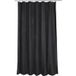 LIVARNO® Rideau de douche en seersucker Premium, 180 x 200 cm (Noir)