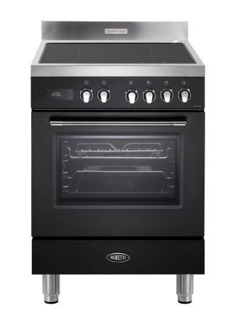 Boretti CFBI601AN - Vrijstaand fornuis - Inductie - 4 zones - Zwart