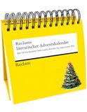 Reclam's literarischer Adventskalender. Mit 31 Postkarten vom ersten Advent bis zum neuen Jahr: Adventskalender 24 + 7 Tage: Klassische Gedichte & ... Kalenderpreis des Deutschen Buchhandels 2027