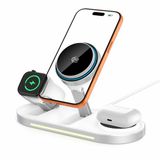 TechProtection Tech-Protect Chargeur MagSafe 3-en-1 A51 ArcticBoost avec refroidissement actif - 25W Qi 2.2 - Blanc