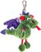 Schaffer Knuffel! 0223 Pluche Sleutelhanger Draak Florian, 9 cm, Groen