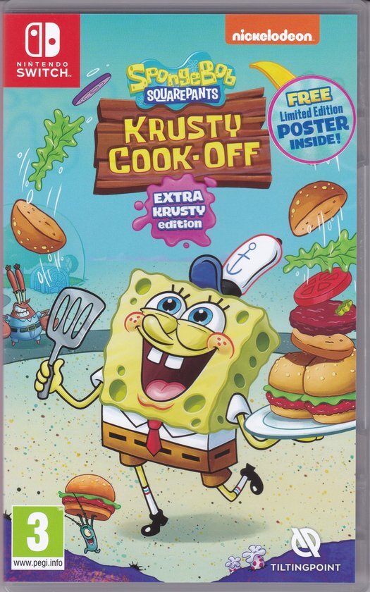 Nighthawk Interactive SpongeBob: Krusty Cook-Off Extra Krusty Ed.-BNL - Switch (Export) Nintendo Switch