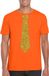Bellatio Design Shoppartners Bv Oranje fun t-shirt met stropdas in glitter goud heren - leuk voor Koningsdag L