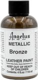 Angelus Leather Acrylic Paint - Metallic Bronze - 118ml