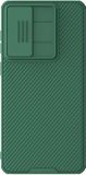 Nillkin CamShield Hoesje Geschikt voor Samsung Galaxy S25 Edge - Back Cover met Camera Slider - Extra Camera Bescherming - Groen