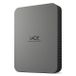 LaCie Mobile Drive Secure 5TB External Hard Drive - Gray