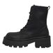 ONLY ONLBANYU-3 PU Monochrome LACE Boot NOOS enkellaarzen, zwart, 41 EU