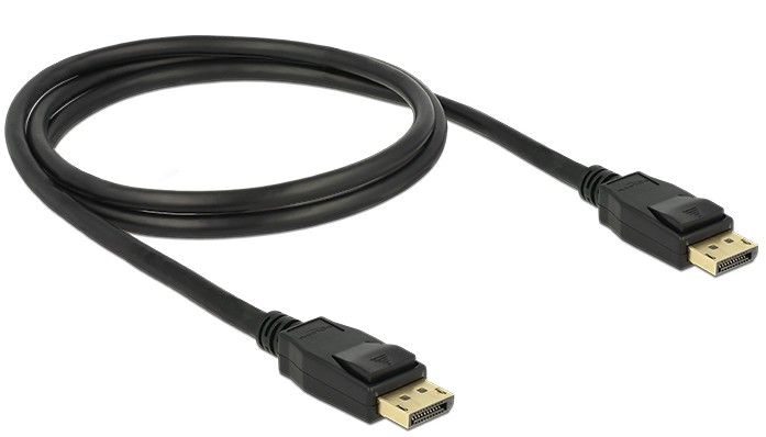 DeLOCK 1m Displayport 1.2a Kabel - Zwart